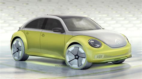 Volkswagen Electric Beetle Four Door Render 1 Arabs Auto