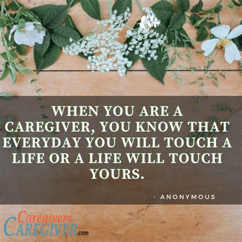 I Am A Caregiver Quotes Inspiration