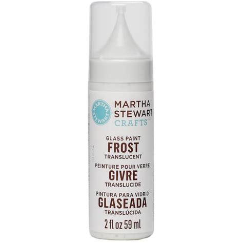 Martha Stewart Crafts Glass Paint Frost Translucent