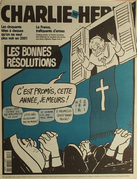 Charlie Hebdo 446 3 Janvier 2001 Couverture Cabu Charlie Hebdo Comics Wednesday
