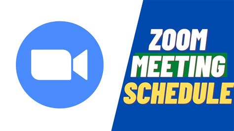 How To Schedule A Zoom Meeting Schedule Meeting With Zoom Youtube
