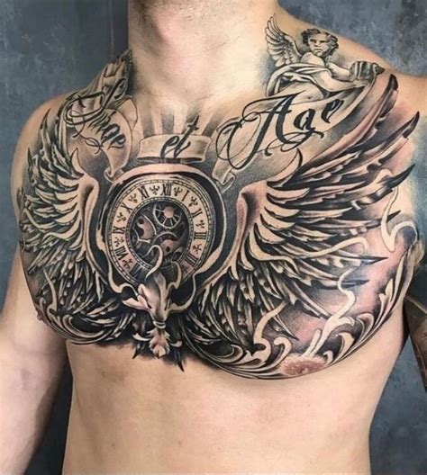 Full Chest Tattoo Designs Style Cool Chest Tattoos Chest Tattoo Men