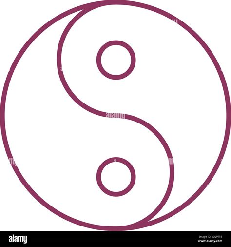Yin Yang Symbol On Background Stock Vector Image And Art Alamy