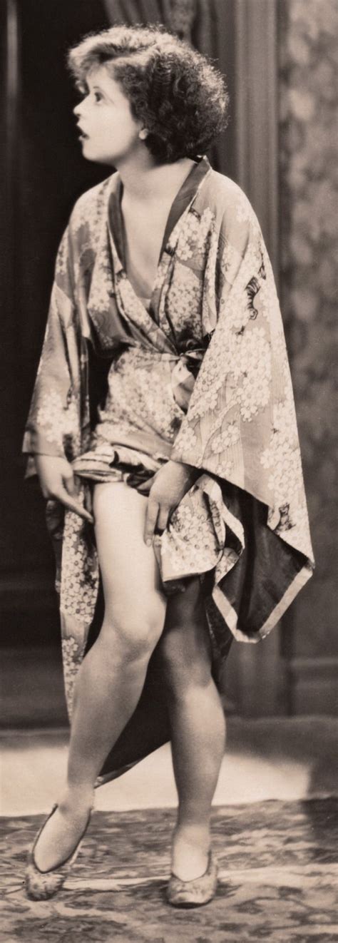 Thighs The Limit Clara Bow Age In Kimono Hula