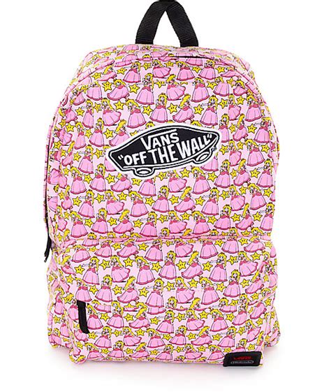 Vans X Nintendo Princess Peach Backpack
