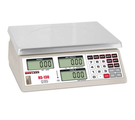 Rice Lake Weighing Systems Rs 130 Retail Scale