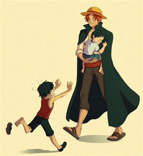 Shank Ace And Luffy By Juliettelaurent Personajes De Anime One Piece