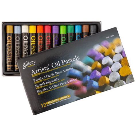 Mungyo Gallery Oil Pastels Assorted Metallic Colours Pack Of 12