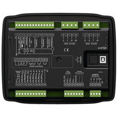 smartgen hgm6120can amf genset controller auto power switching