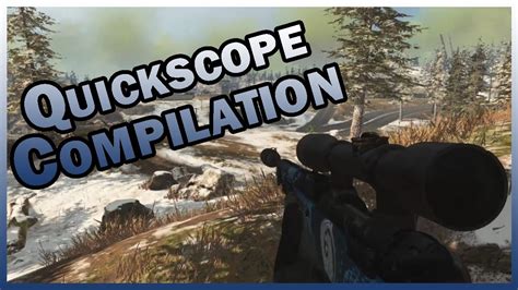 Quickscope Compilation Call Of Duty Modern Warfare YouTube