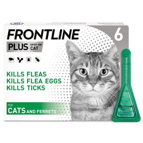Frontline ® plus for dogs. FRONTLINE Plus Flea & Tick Treatment Cat From £12.49