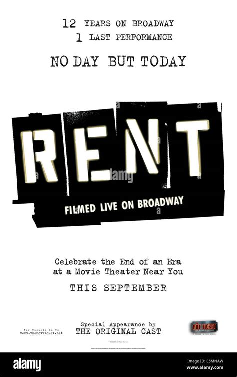 Rent Filmed Live On Broadway 2008 ©the Hot Ticketcourtesy Everett