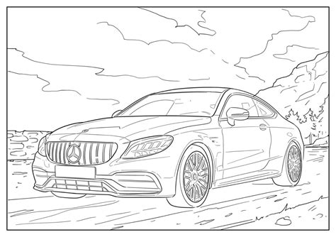 Ausmalbilder lkw mercedes, 2021 free download. Mercedes-Benz Coloring Book & Design Sketches Are ...