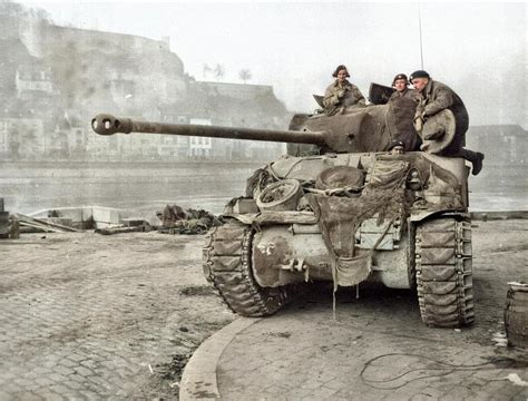 British Sherman Tank The Firefly At The Battle Of The Bulge World War