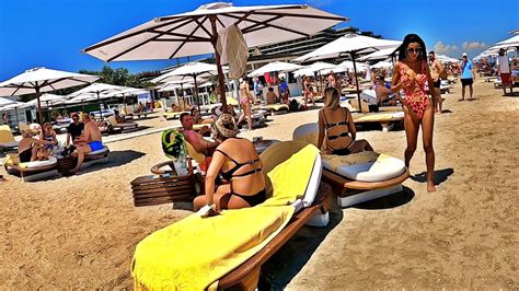 Black Sea K Mamaia Cream Private Beach In Constanta Romania Vacation La Mare Youtube