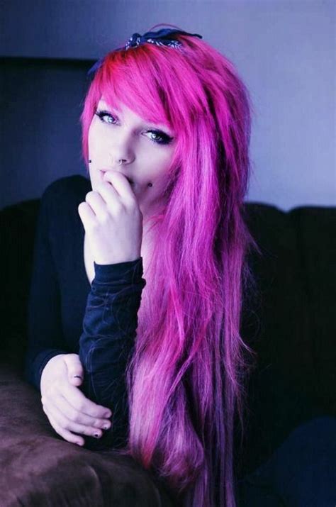 Hair Color Pink Pink Hair Hair Colors Emo Girl Fashion Emo Scene