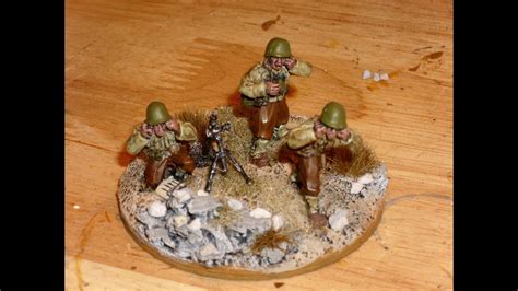 Basing And Painting A Bolt Action 28mm Wwii Medium American Mortar Set