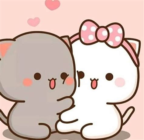 Cute Mochi Cats 💛 Cute Wallpapers Cute Anime Cat Cute Bunny Cartoon