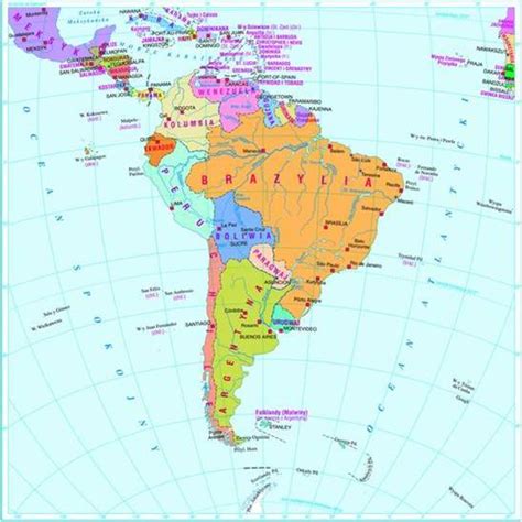 Ameryka Południowa - zagadnienia przyrodnicze - lekcja, testy wiedzy