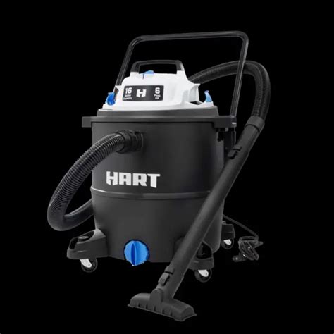 Hart Voc1612pf 3701 16 Gallon 60 Peak Hp Wetdry Vacuum Black 9900