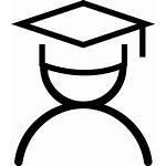 Resume Icon Recruit Onlinewebfonts Graduation Svg