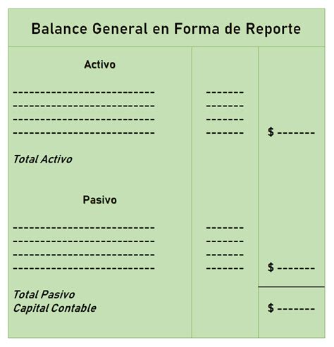 Ejemplo Del Balance General En Forma De Cuenta Ejemplo Interesante Site