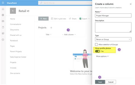Display Profile Photo On Person Or Group Columns In Sharepoint Online