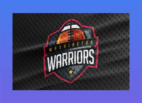 Design Warriors Football Logo Football Warriors Logos Vector Images