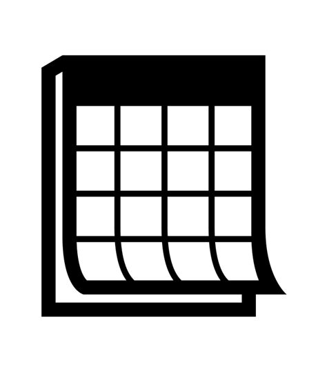 Black Calendar Icon 266853 Free Icons Library