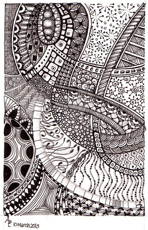 Zentangle Coloring Pages Adult