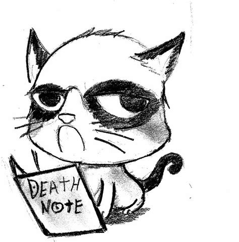 Grumpy Cat Cartoon Drawing At Getdrawings Free Download