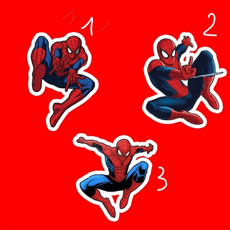 Spider Man Sticker Spider Man Shoot Silk Sticker Spider Man Etsy