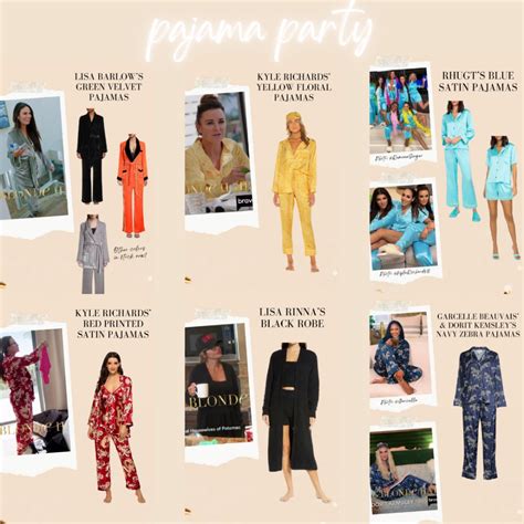 Pajama Party Seen On Real Housewives Pajamas That Make Great Ts