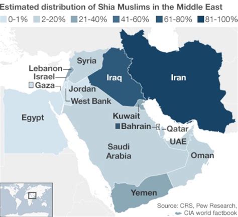 Sunnis And Shia In The Middle East Bbc News