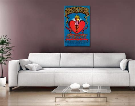 Buy A Heart And Torch Concert Poster Wall Art Print Poster Prints Sydney