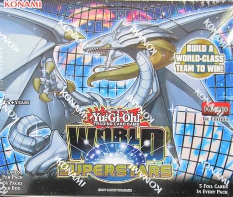 Yu Gi Oh World Superstars Booster Box 1st Edition 24 Pack Factory