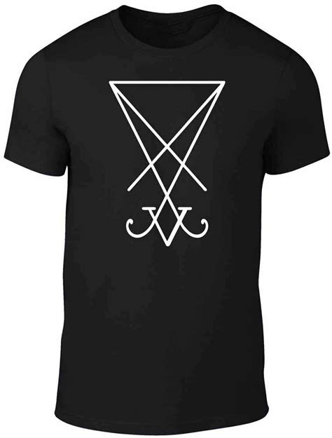 Lucifer Sigil T Shirt Men Women Funny Satan Occult Religion Fashion