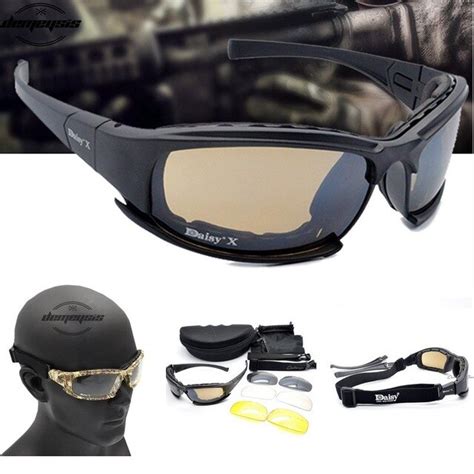 Army Goggles Sunglasses Men Military Sun Glasses Male 4 Lens Kit For Men S War Game Tactical