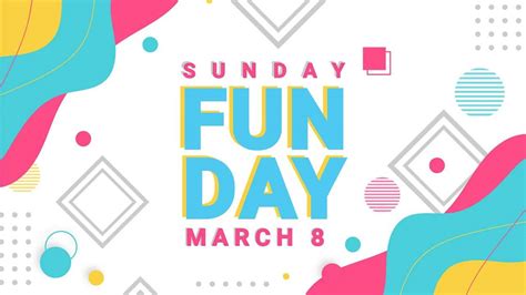 Sunday Funday Families And Small Groups Fotp