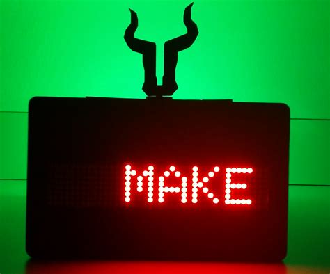Text Message Enabled Man Cave Sign And Music Light Box Instructables
