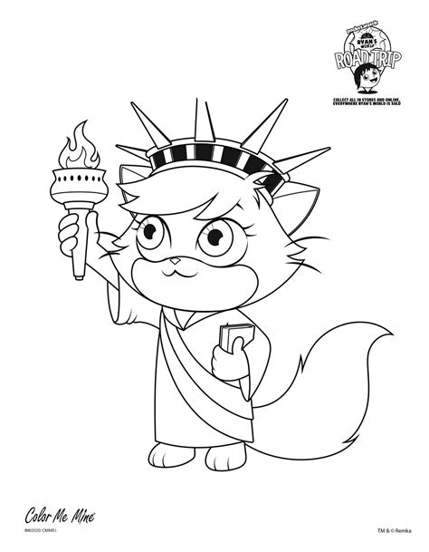 These printable coloring pages are also good for them not to be bored and to be artistic. Free Printable Ryans World Color Page - Free Printable ...