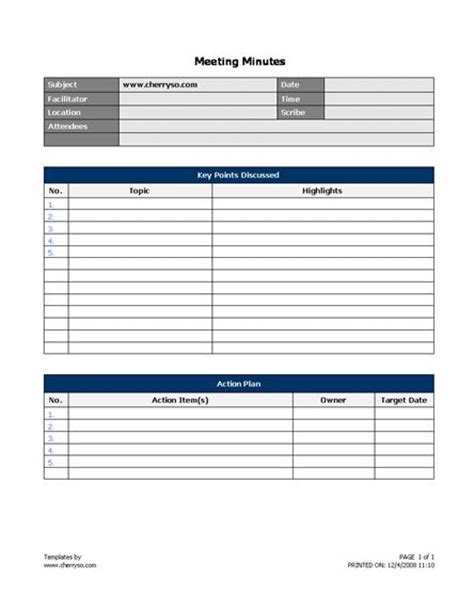 Download free meeting minute templates in ms word for board meetings, projects, staff meetings & more, plus steps on how to write them. Meeting Minutes Template | Word Templates | Free Office ...