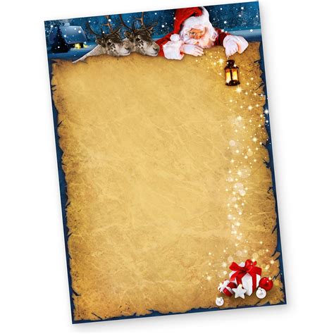 Din a4 weihnachtsmotive download / din a4 brief mit. Briefpapier Weihnachten günstig NORDPOL EXPRESS 50 Blatt ...