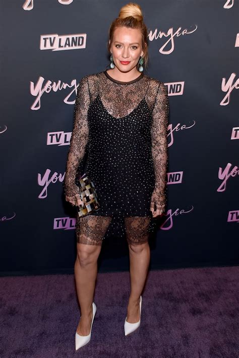 How I Met Your Father Star Hilary Duff Wore A Daring See Through Dress And Floored Fans