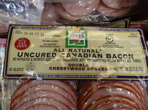 Amazon's choice for healthy noodles low carb costco. Jones All Natural Uncured Canadian Bacon Slices
