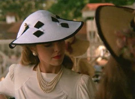 White Mischief 1987 Greta Scacchi As Lady Diana Broughton Wearing A White Long Sleeved Dress