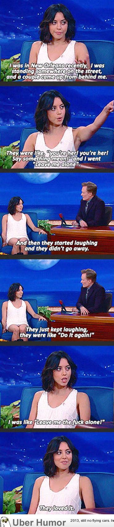 Further Proof That Aubrey Plaza Is Awesome Funny Pictures Quotes