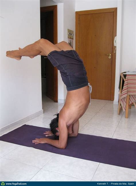 Scorpion Pose Yoga Asana Image By Kennethtakade