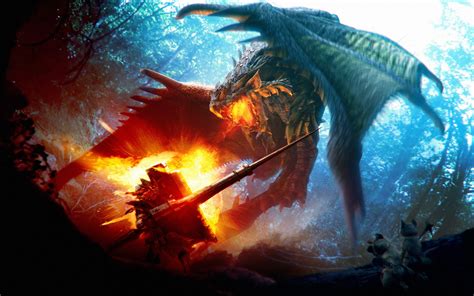 Anime Video Games Dragon Fantasy Art Digital Art Monster Hunter