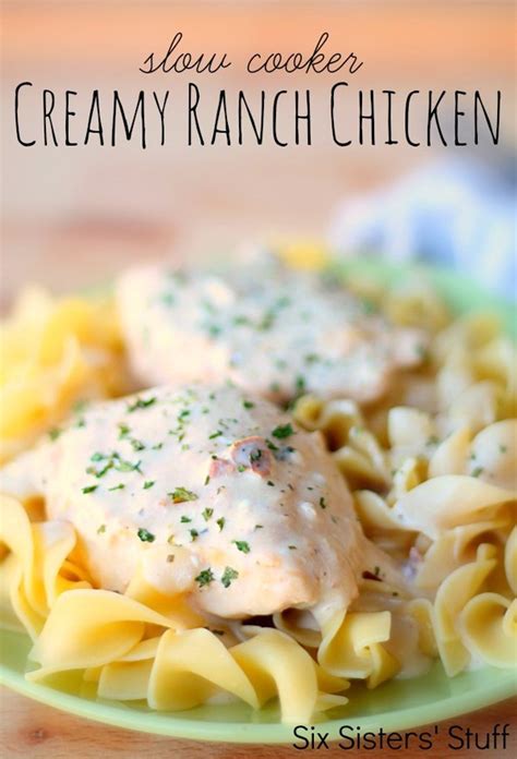 Slow Cooker Creamy Ranch Chicken Recipe My Recipe Magic